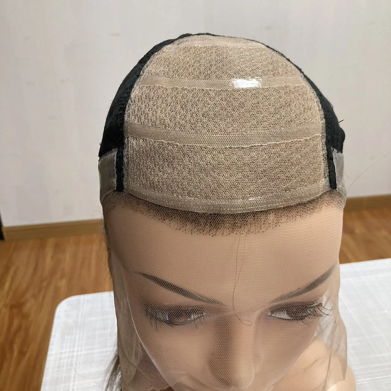 شعر مستعار مريح بديل للشعر البشري، شعر مستعار حريري بدون صمغ، شعر مستعار طبي من السيليكون لثعلبة الثعلبة أو السرطان