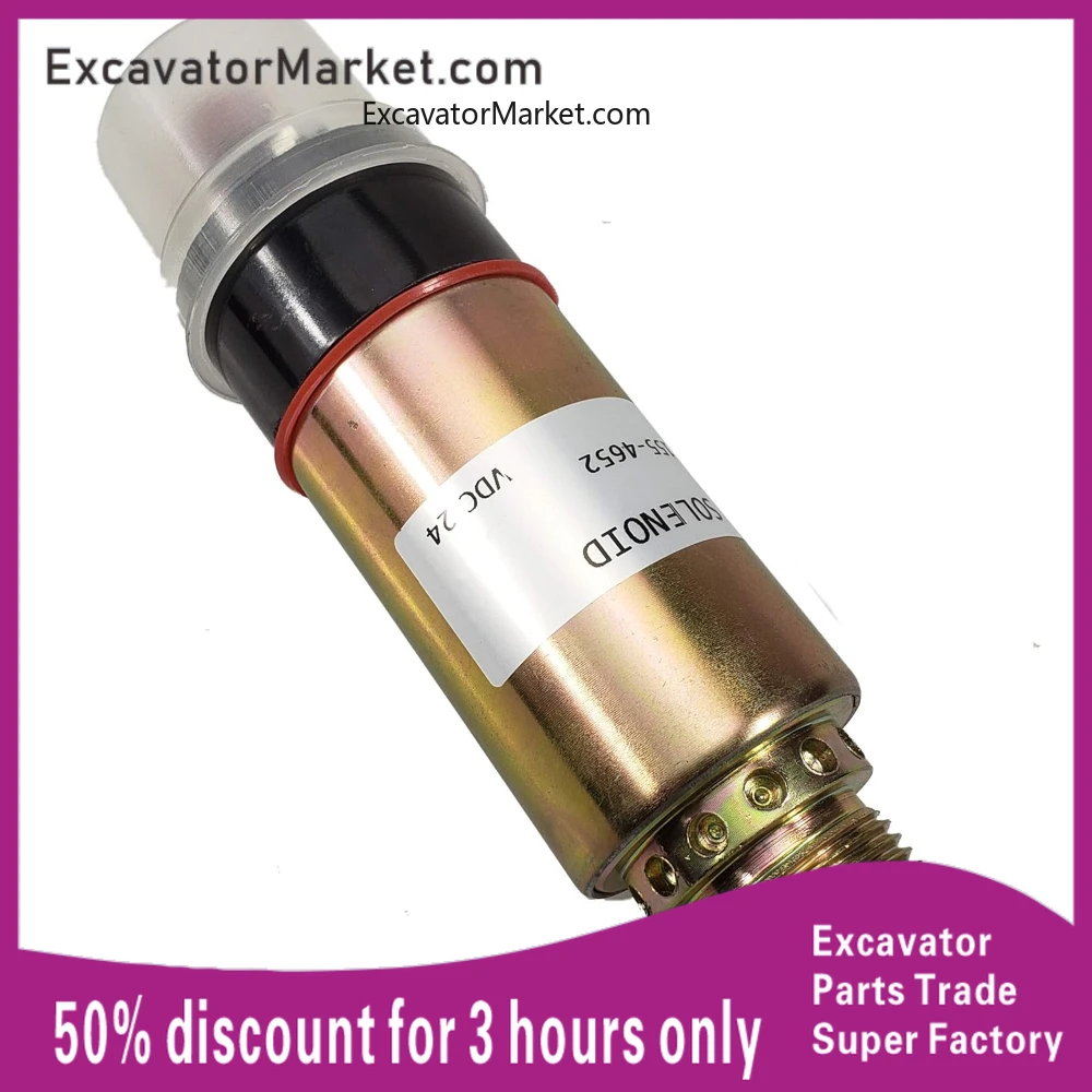 

Excavator Spare Fuel Shutdown Stop Solenoid 155-4652 8c-3663 125-5772 155-4651 Compatible With Caterpillar E320b E325b E32