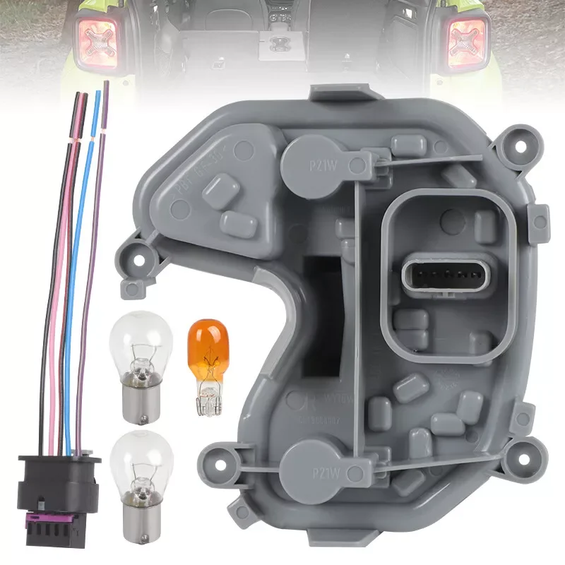 

For Jeep Renegade 2015-2023 Left Side Rear Tail Light Bracket Holder Plug Bulb Car Lights Accessories
