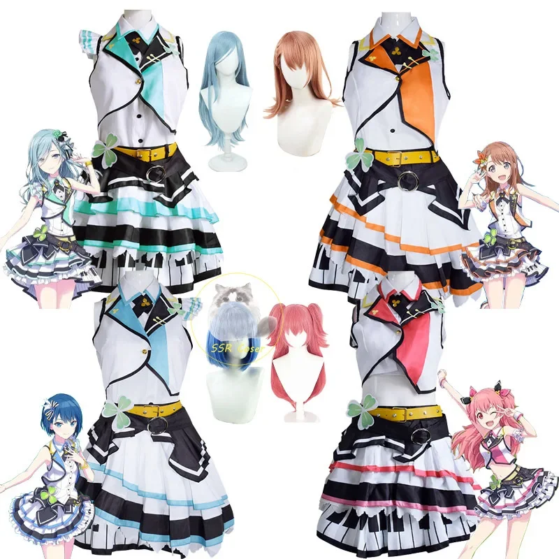 

Project Sekai Colorful Stage! Feat. MORE MORE JUMP Kiritani Haruka Hanasato Minori Momoi Airi Hinomori Shizuku Cosplay Costume