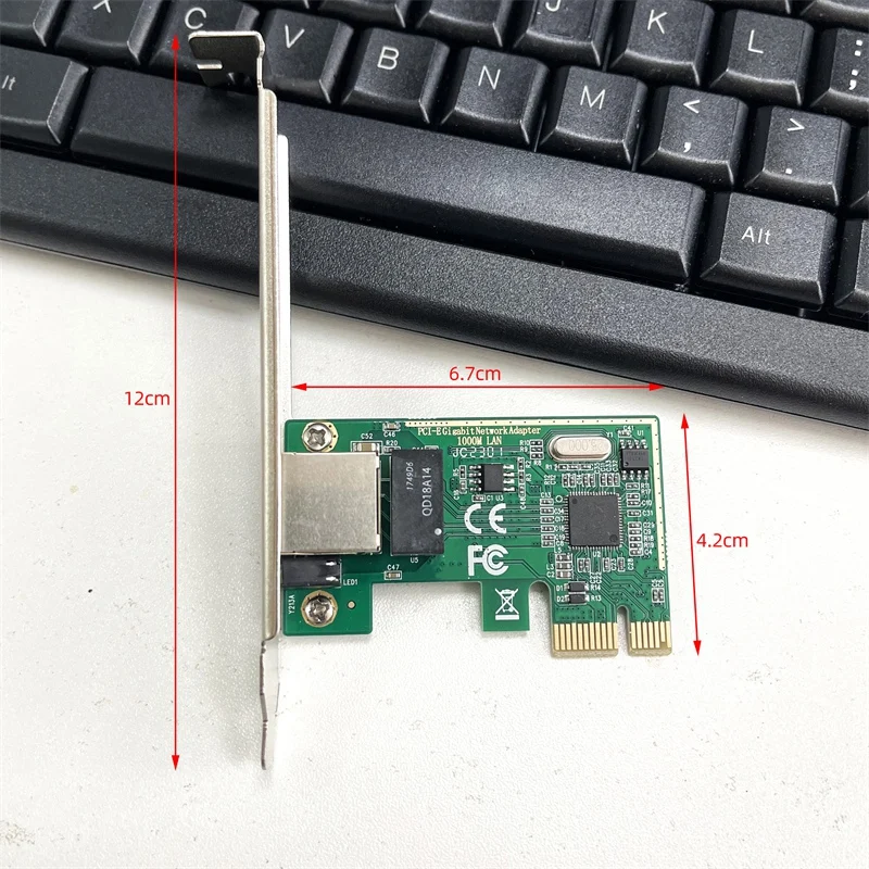 Carte réseau Ethernet Gigabit, PCI Express PCI-E, 1000Mbps, 10 m, 100 m, 1000m, RJ45 LAN, adaptateur convertisseur, contrôleur de réseau