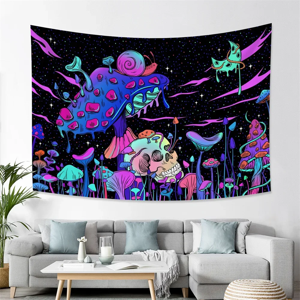 Tapiz de Mandala De Seta psicodélica para colgar en la pared, Tapiz bohemio gitano, brujería, Tapiz Hippie, Fondo de colchón de Yoga