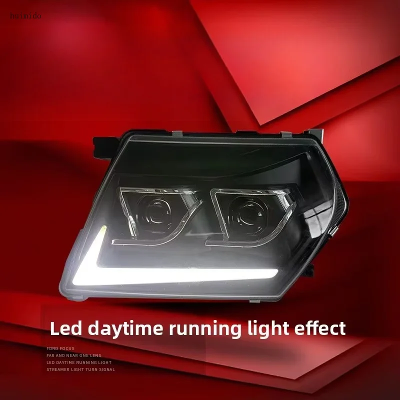 -For  Patrol Y61 Headlight Assembly Upgrade 24V 55W LED Daytime Running Lights Sequential Turn Signals Projector Lenses%