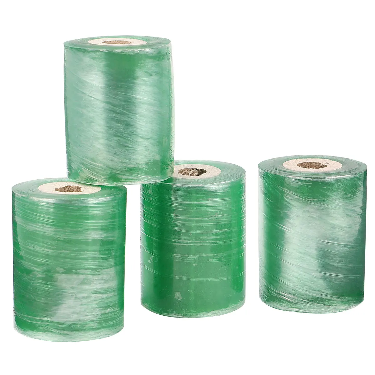 

4pcs 4 Rolls 3cm Width Grafting Film Dustproof Waterproof Self Adhesive Tape for Plants Green Ideal for Budding Grafting Pecans