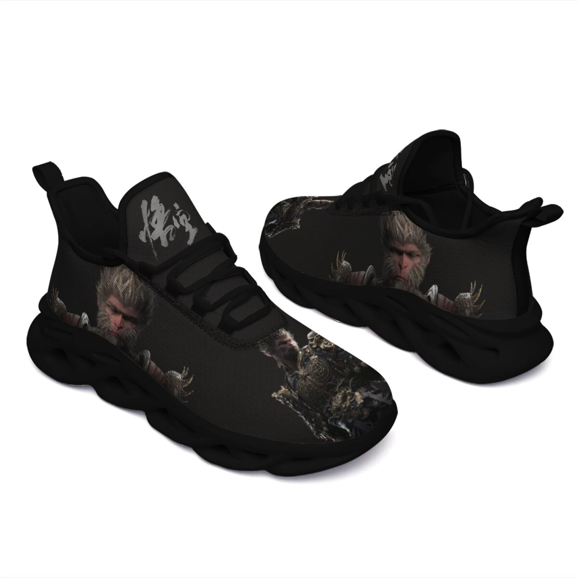 Dropshipping Print On Demand Custom Casual Shoes Sneaker Black Myth Wukong Game Design