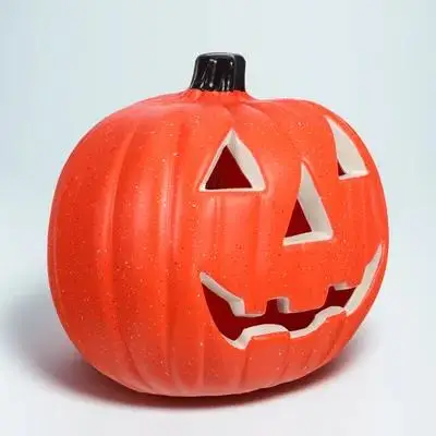 Light Led Operated Durable Plastic Lighted Party Supply Large Jack O Lantern Decor Glow Fade Resistant Outdoor Halloween