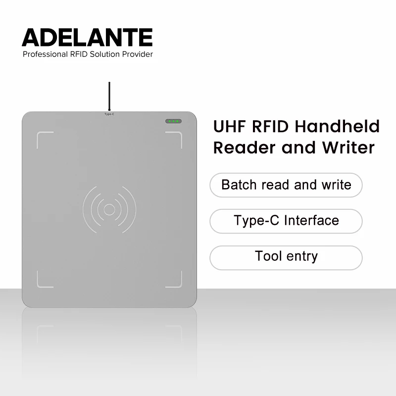 قارئ سطح المكتب UHF RFID مع واجهة USB لقراءة العلامات وكتابة قارئات بطاقات التحكم في الوصول #4