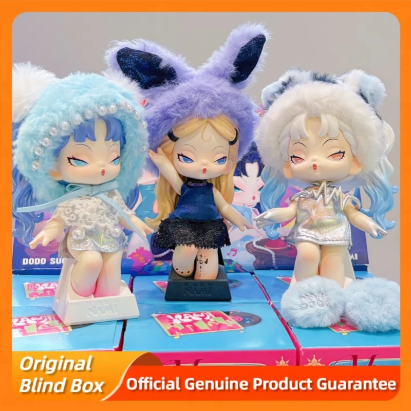 

Dodo Nami Midnight Disco Series Plush Blind Box Trendy Figures Vinyl Face Doll Pendent Mystery Box Keychain Decoration Girl Gift