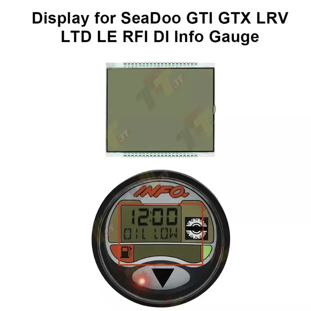 LCD Display for SeaDoo GTI GTX LRV LTD LE RFI DI Info Gauge