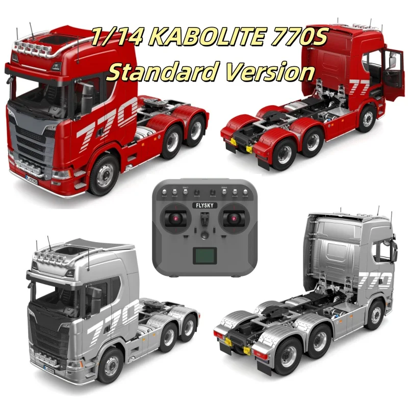 

KABOLITE Новый 1/14 770S 100 RC Трактор Грузовик 6x6 Автомобиль с дистанционным управлением 2 скорости Коробка передач Замок дифференциала Радио RTR Игрушки Модель