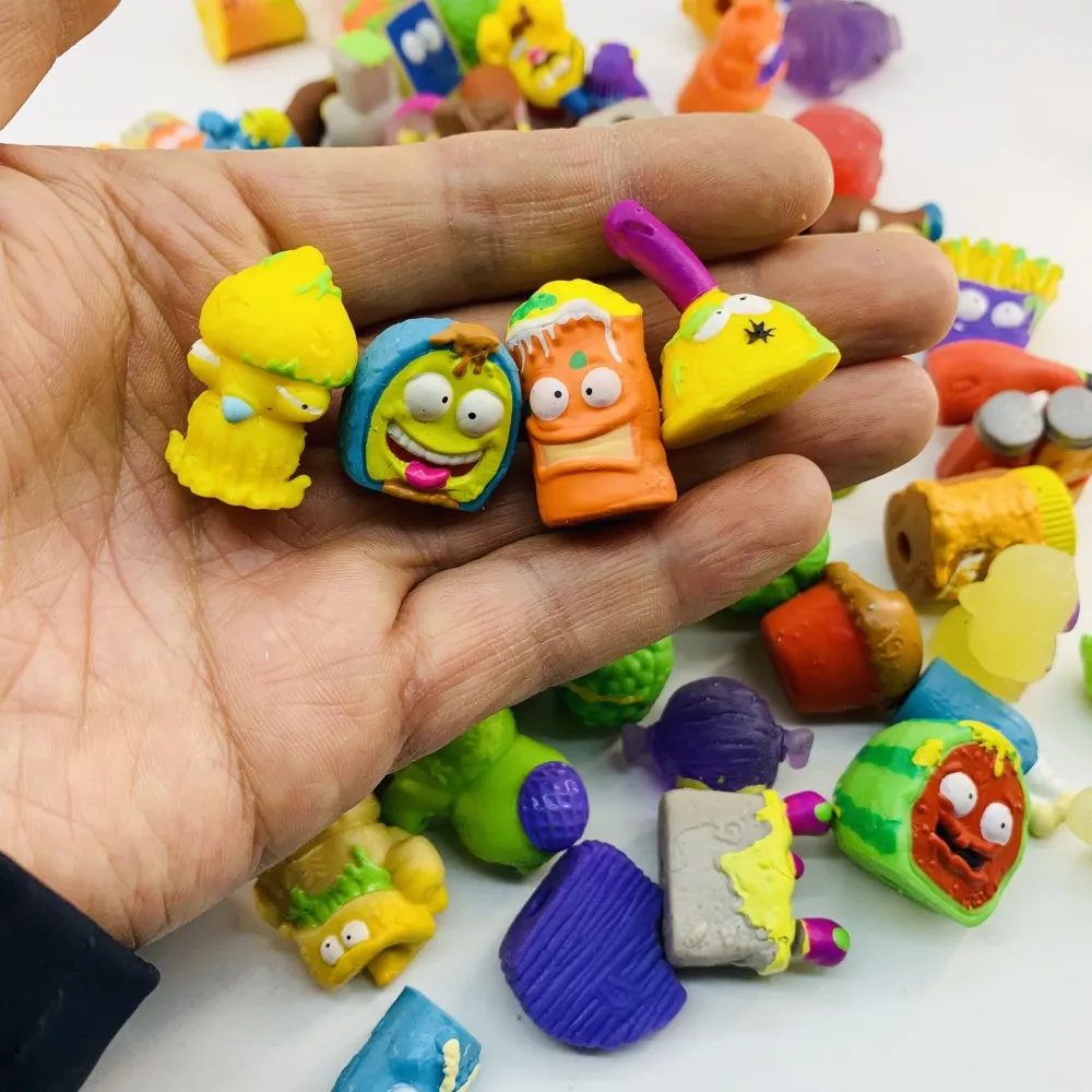 20-100pcs Zomlings Trash Dolls Action Figure 3cm Grossery Gang