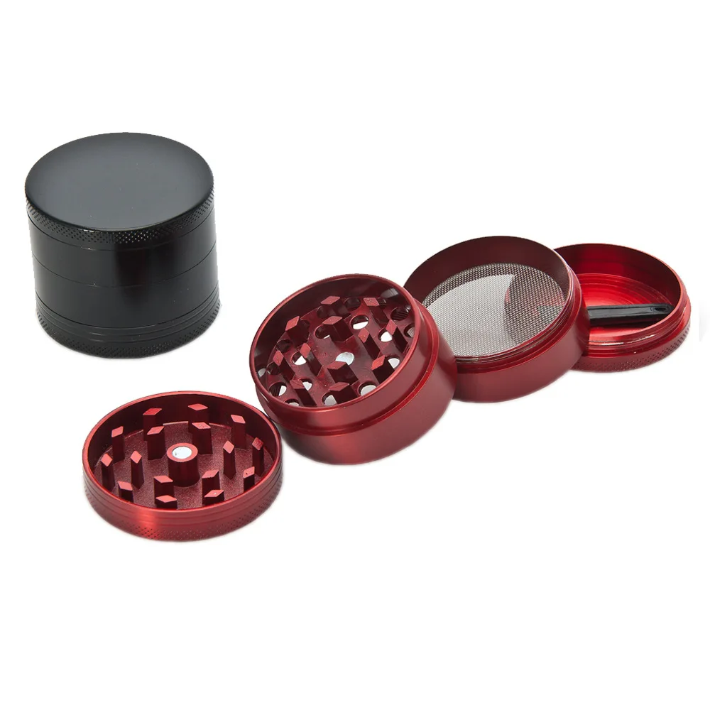 20Pcs, 40mm, Mini Tobacco Crusher, Herb Mills, Zinc Alloy, Spice Grinders with Sharp Razor Smoking Accessories for Smoker