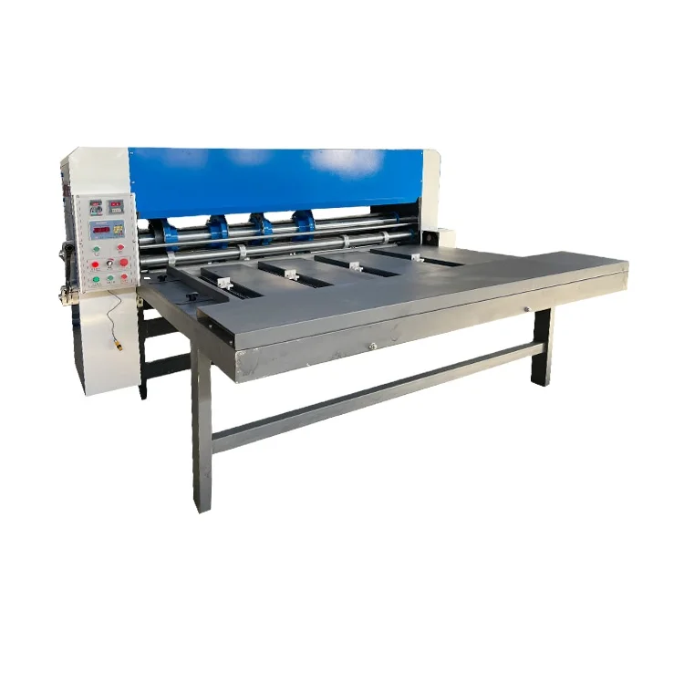 Chain Feeder Carton Slotting Creasing Machine Cardboard Box Rotary Slotter Machine