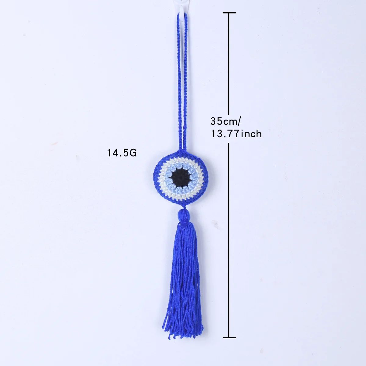 Lucky Eye-Porte-clés Tressé à la Main pour Homme et Femme, Corde Tissée, Pompon, Mur, Contre le Mauvais Œil Turc, Porte-clés de Voiture, Bijoux à la Mode