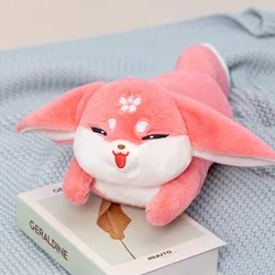 Genshin Impact Yae Miko Fox Cosplay juguete de peluche, Tortuga de dibujos animados, animales de peluche, muñeca, almohada, Anime, juguetes suaves, regalos de navidad