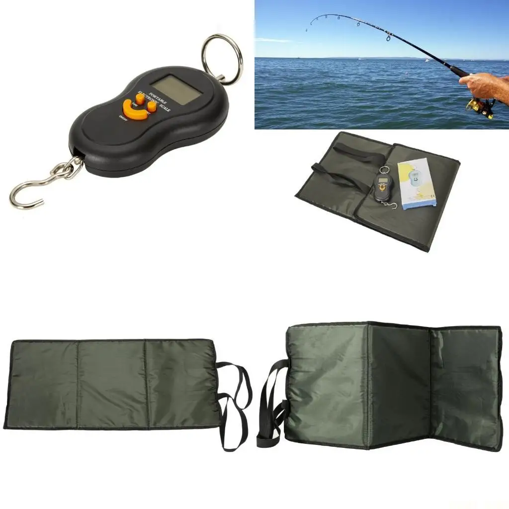 

U2JB Коврик для отцепления карпа с весами Складной мягкий посадочный коврик