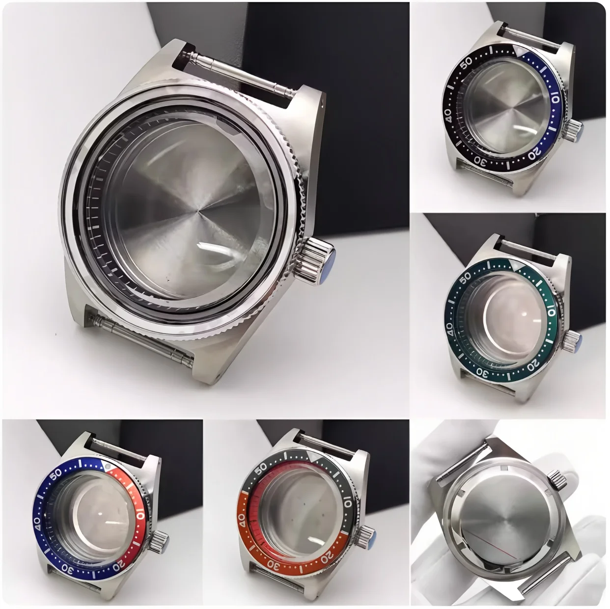 

Модифицированный корпус часов 38 мм, совместимый с оригинальным корпусом Seiko и механизмом NH35/NH36, корпусом из нержавеющей стали