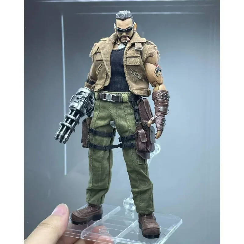 Brotoys 1:12 Scale Anime Action Figure - Movable Doll Series Barret Wallace Cloth Clothing Toy Model Ornament Gift for Boys