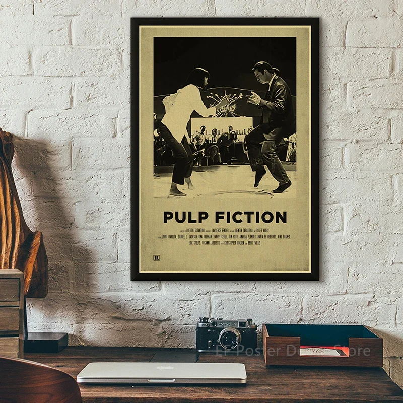 Vintage Movie Poster Aesthetics TV Film Pulp Fiction/Kill Bill Painting Prints Retro Home Decoration Wall Art Room Decor Picture