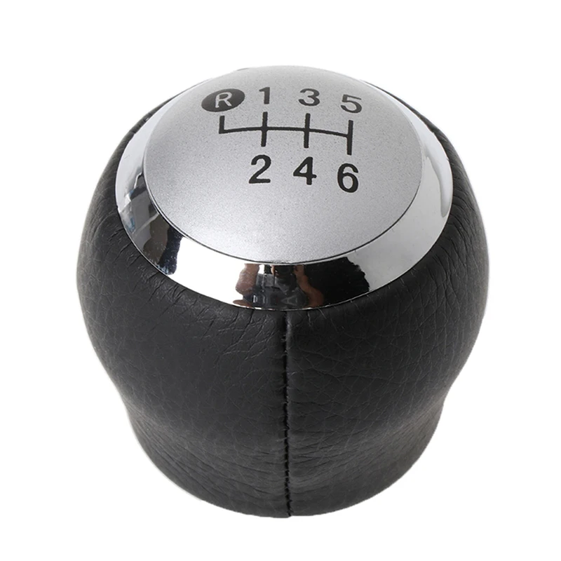 6 Speed Car Manual Gear Shift Knob Lever Shifter Stick Handball PU leather For Toyota Corolla RAV4 Avensis Yaris Auris T25 T27