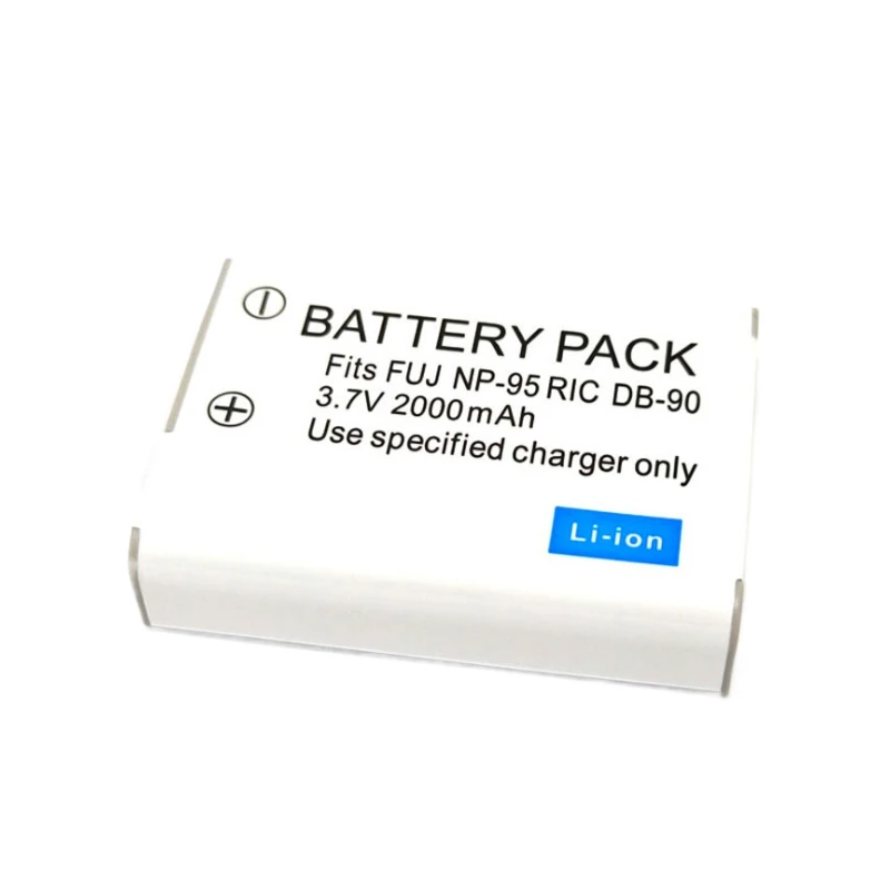 New NP-95 NP95 DB-90 3.7V 2000mAh Camera Battery For FUJIFILM X100 X100S X100T XF10 X70 X30 XS1 F31 F30 RICOH GXR A12-28 P10 S10