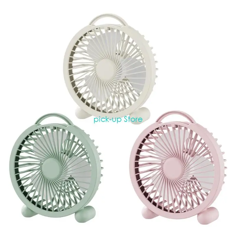 

Q5WA USB Power Desktop Fan Strong Airflows Portable Cooling Fan For Home Office Trips Office Gift