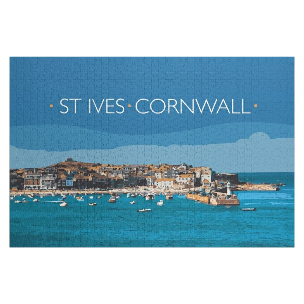 

St Ives, Cornwall, England Jigsaw Puzzle Custom Child Gift Wooden Boxes Puzzle