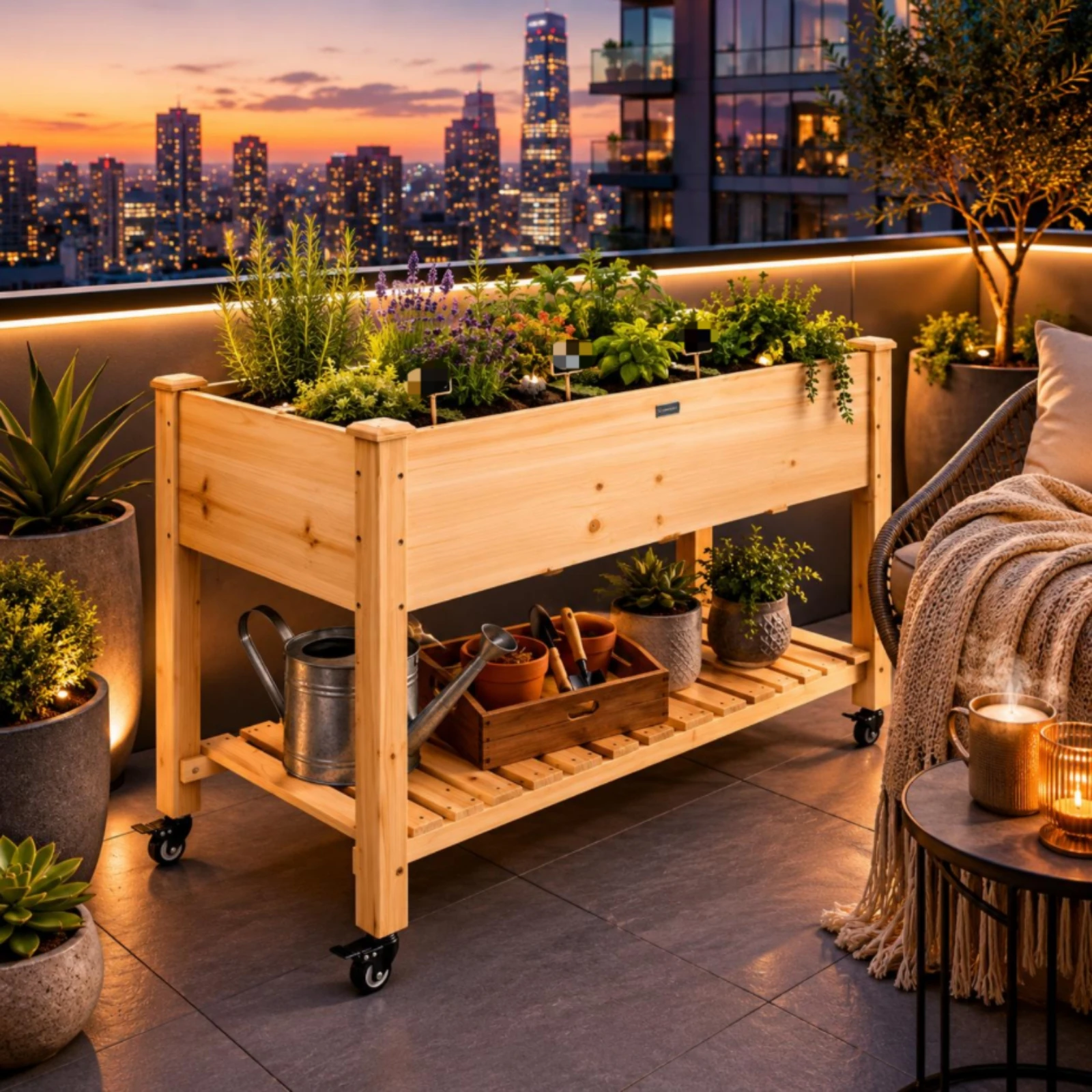 wooden-garden-planter-box-natural-wood-finish-raised-garden-bed-wooden-raised-planter-caster-wheels-rectangular