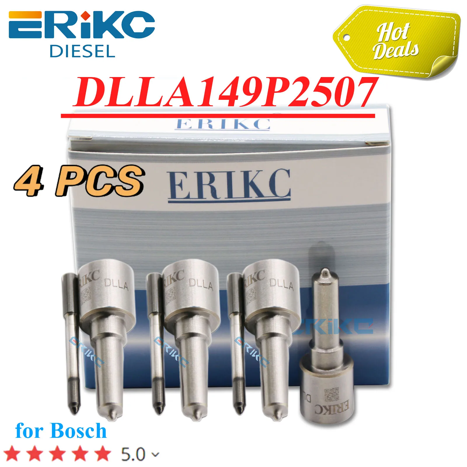 4PC DLLA149P2507 Common Rail Injector Nozzle 0433172507 DLLA 149 P 2507 Diesel Fuel DLLA 149P2507 For 0445120412