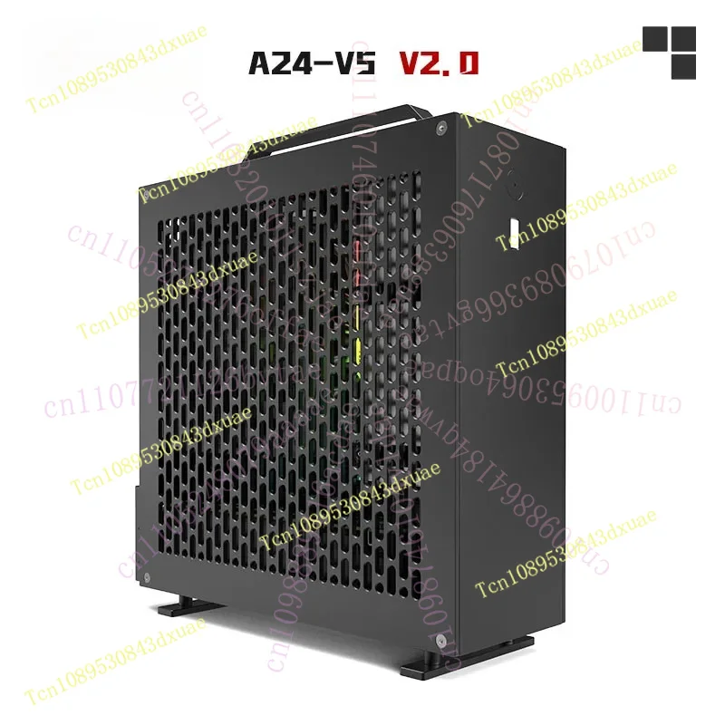 2024new Spot Lzmod mini A24-V5 2.0 dual slot single display 1u power supply itx chassis double-sided chamfering