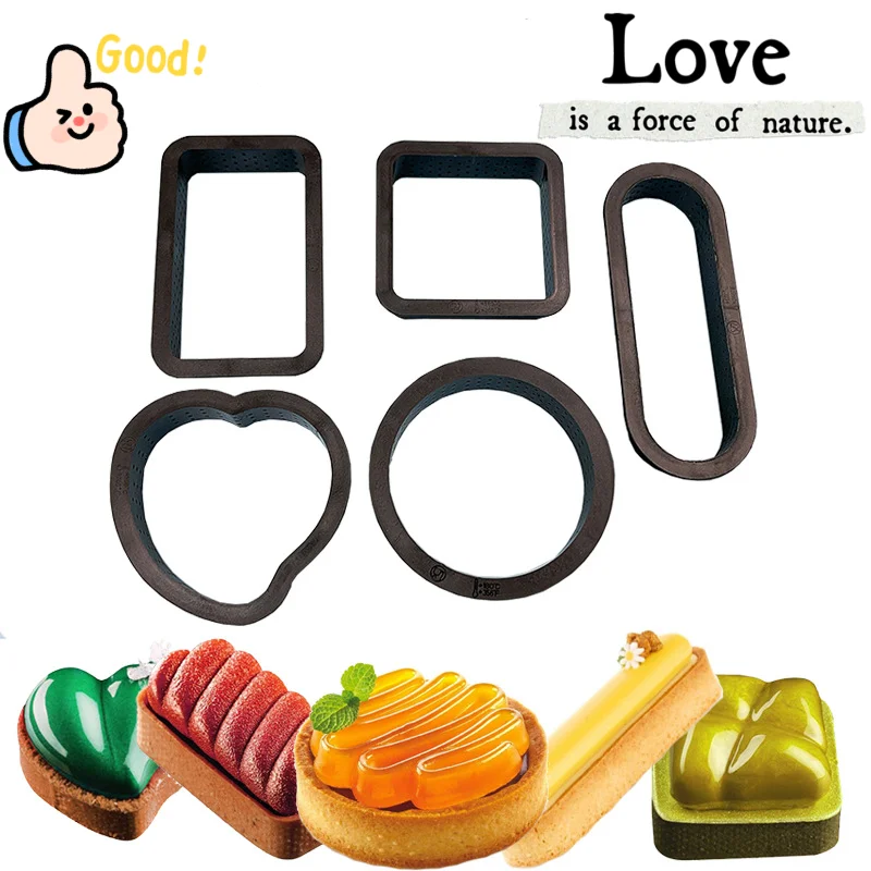 

Круглая форма для резки круга башни, пластиковая сетка, круг для мусса, круг для торта, французская сырная башня, круг для мусса, инструмент для выпечки