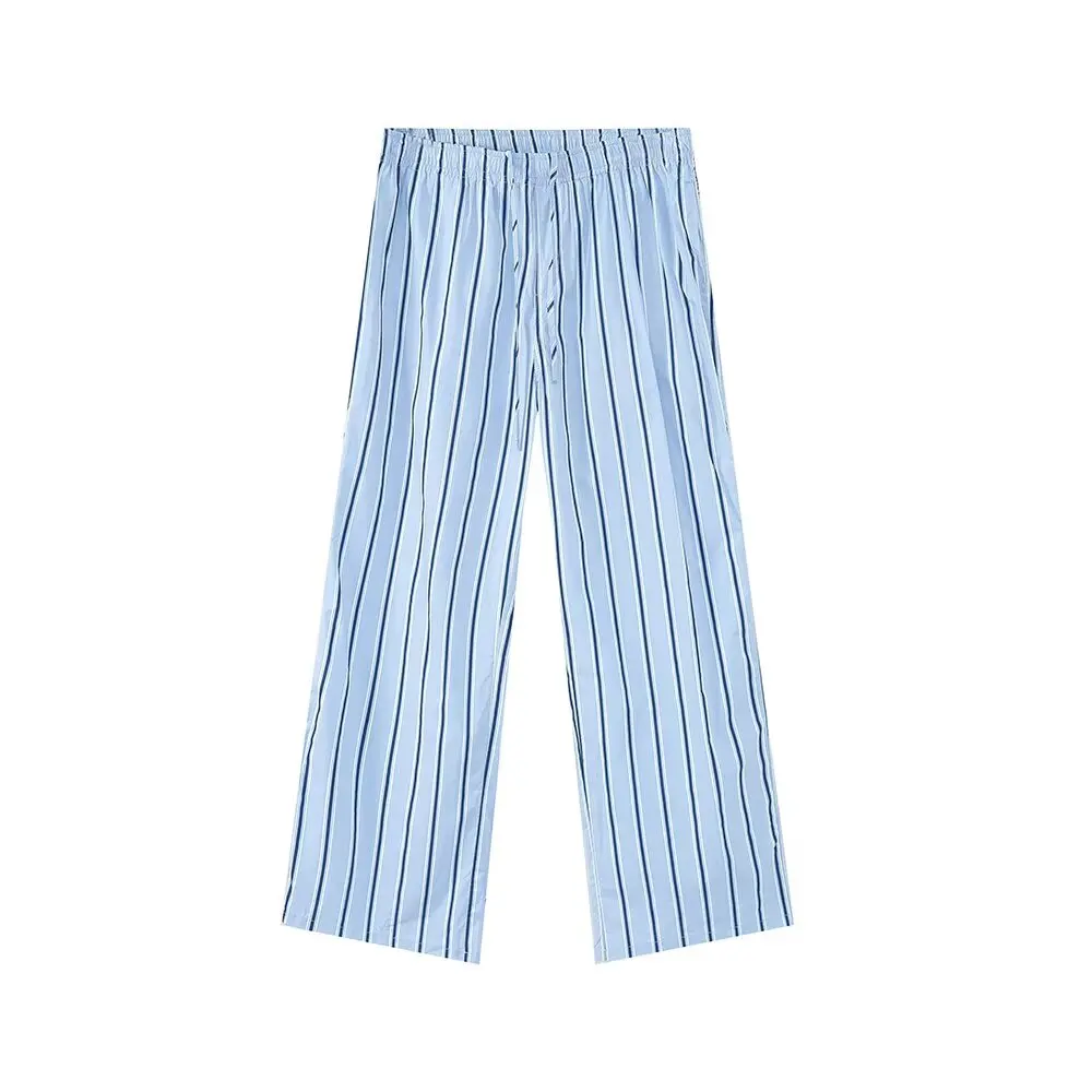 

Casual Loose Striped Faion Art Lazy Trendy New Sle Japanese Ins Brand Free Brand Breathable Polyester Spring Autumn Men's...