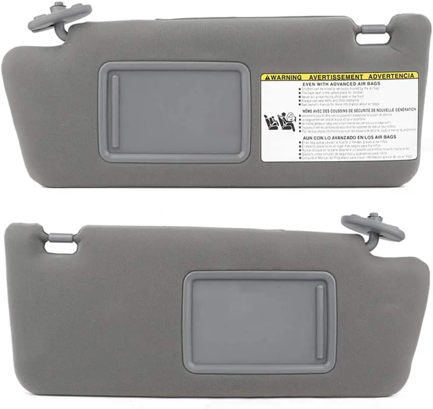 Fits 2005-2015 Toyota Tacoma Sun Visor Left Driver&Right Passenger Side Gray