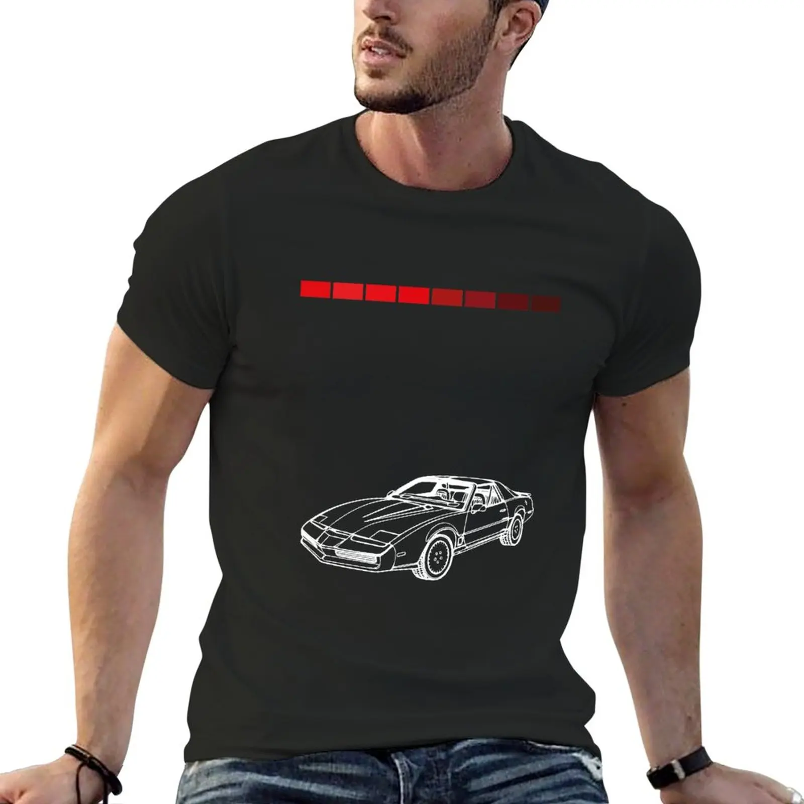 1982 Knight Rider KITT T-Shirt heavyweights new edition funnys tees heavy weight t shirts for men