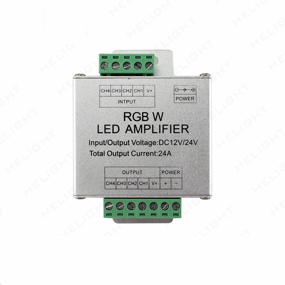 DC5V12V/24V Single Color/RGB/RGBW/RGBWW RGB+CCT LED Amplifier Controller 12A/24A/30A/50A 1CH/3CH/4CH/5CH Strip Power Repeater