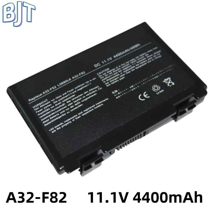 

6Cell New A32-F82 Laptop Battery for Asus K40 K40A K40E K40S K40IJ K40IN K50 K51 K60 K70 K80 X50 X65 A32-F52 L0690L6 L0A2016