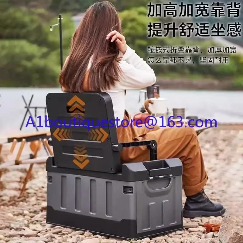 

Car storage box Industrial wind foldable finishing box Car large