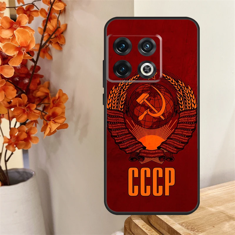 빈티지 소련 CCCP Funda OnePlus 13 13R 12 12R 11 10 Pro 8T 10T OnePlus Nord 4 CE 2 3 Lite N30 N20 N10 케이스