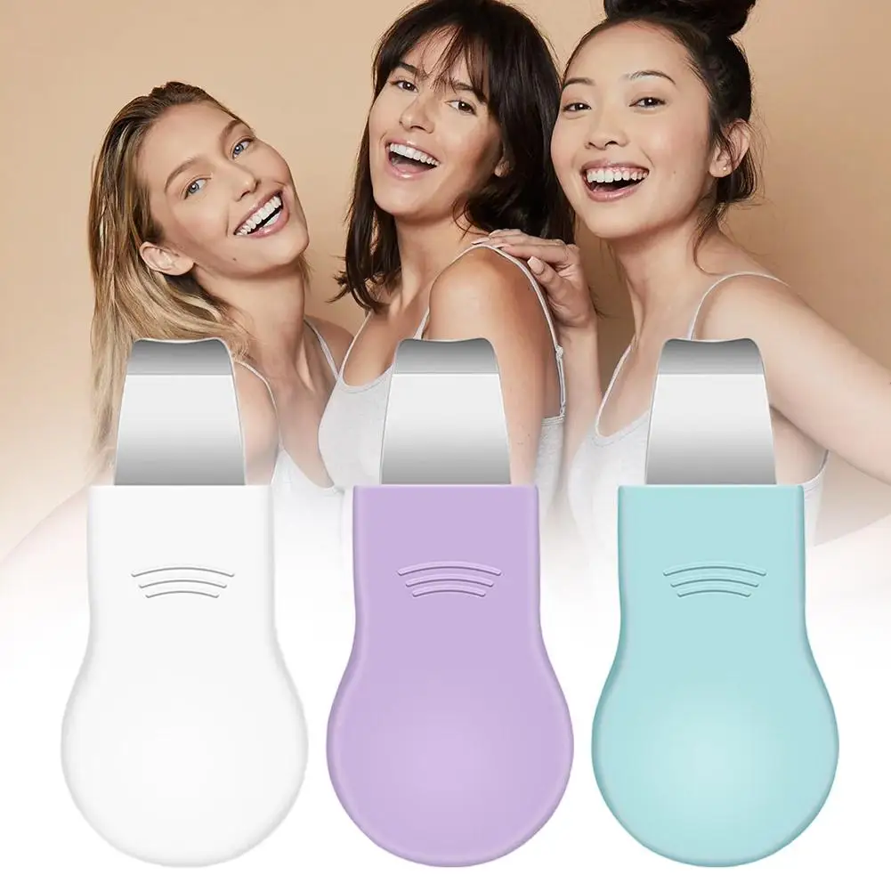 أداة إزالة الرؤوس السوداء، منظف الوجه من السيليكون، مكشطة فرشاة مسام الأنف 2 في 1 للتنظيف العميق، ملعقة جلد الوجه، أنف Bl F4U2