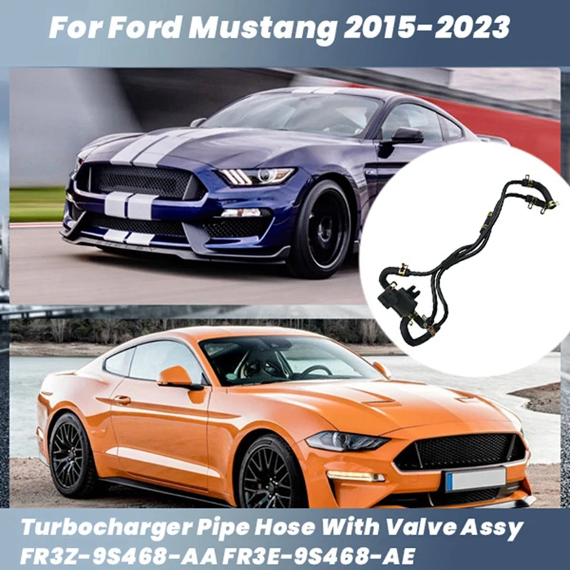 

AU05 - Шланг трубы турбокомпрессора автомобиля с клапаном в сборе 2015645 Для Ford Mustang 2015-2023 FR3Z-9S468-AA FR3E-9S468-AE вакуумный жгут