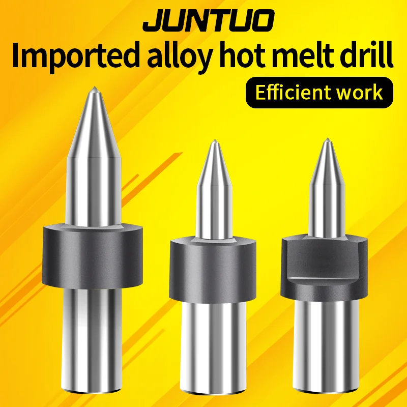 Tungsten steel drill round flat mouth hot melt drill high-efficiency hot melt drill bit tapping integrated M34568 drilling speci