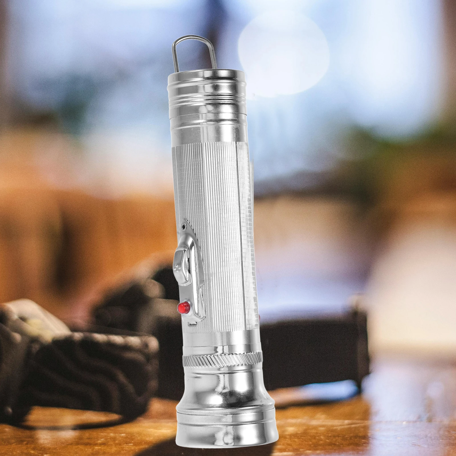 

Retro Metal Flashlight Old-school Design Durable for Outdoor Camping Vintage Props Small Handheld without