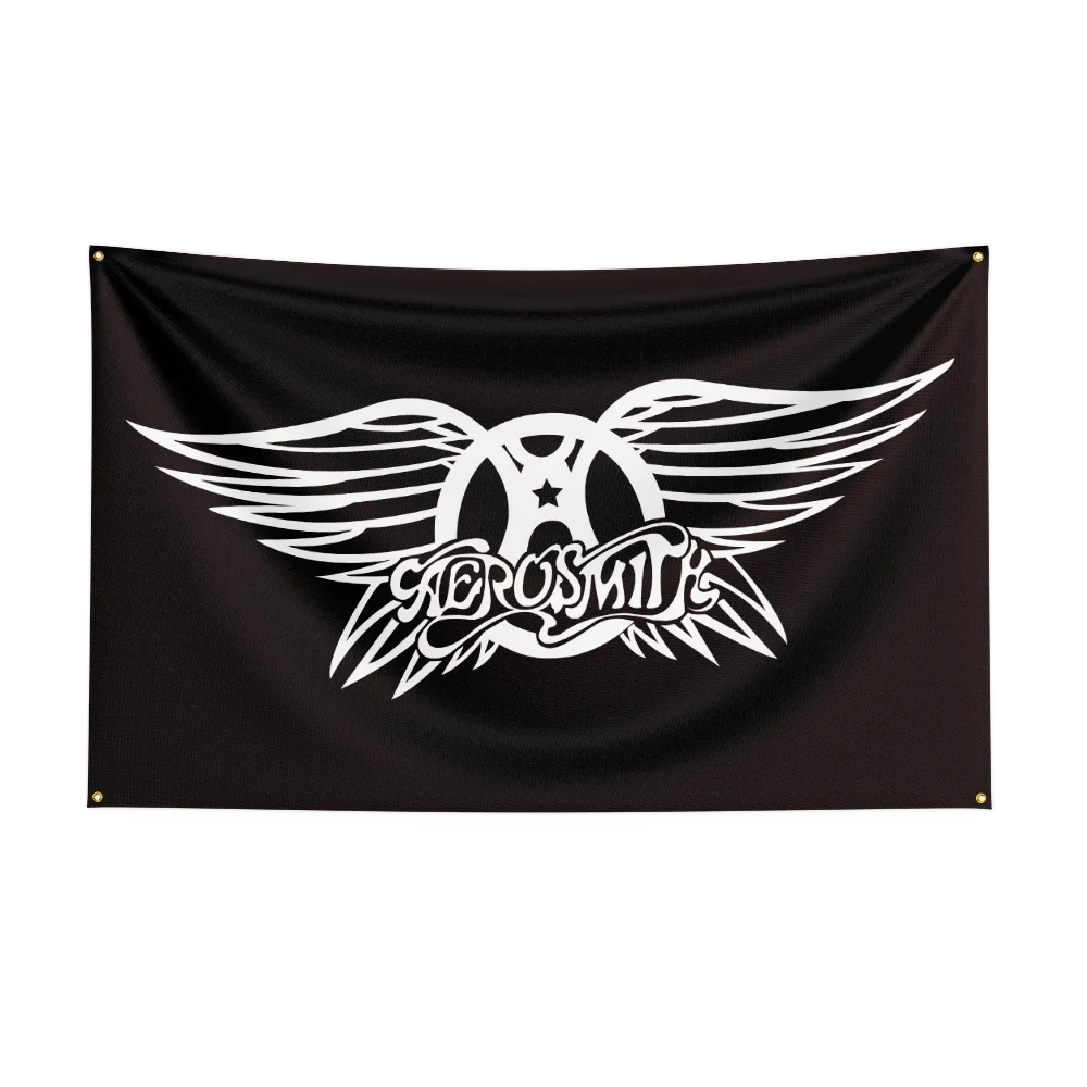 A-Ae-r-osmith Flag Professional Flag Polyester Digital Printing Flagge Banner For Decoration Garage Room Home