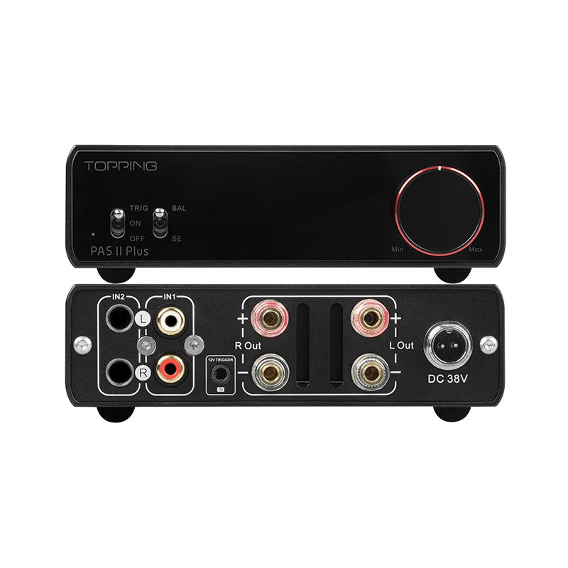 TOPPING PA5 II 시리즈 데스크탑 앰프, PA5 II 플러스, 완전 균형 앰프, TRS RCA 입력, 클래스 D 파워 앰프, 140W * 2