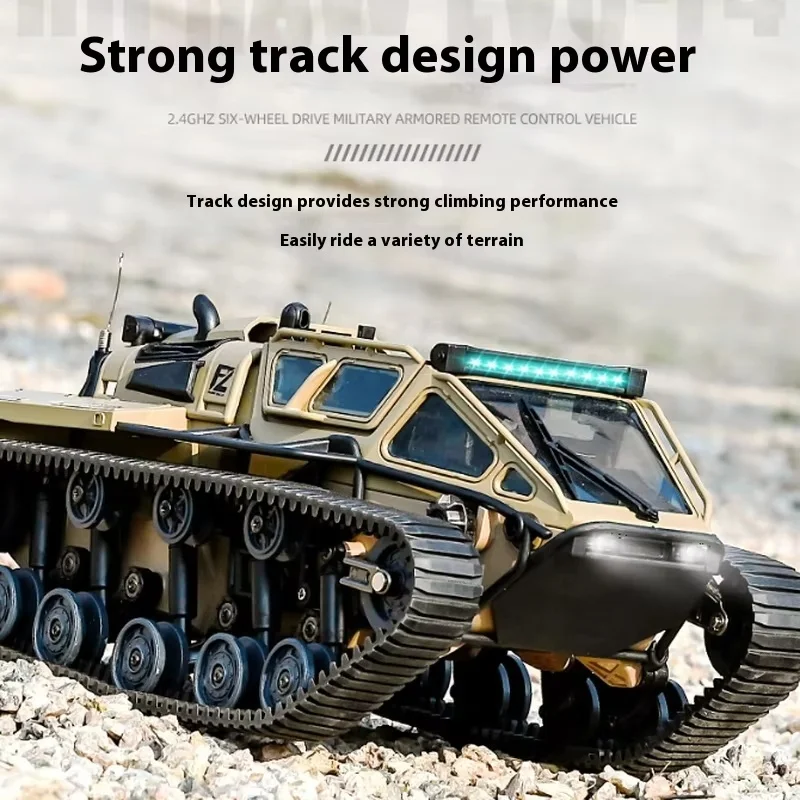 Nouveau véhicule à grande vitesse télécommandé Rc, véhicule tout-terrain d'escalade, jouet tout Terrain, réservoir sur chenilles, véhicule blindé