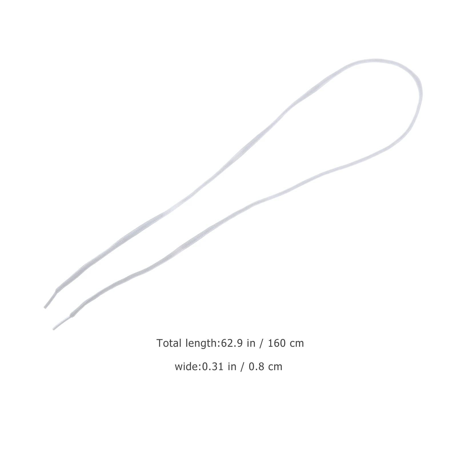 

2 Pairs Shoelaces for Athletic Shoes Causal Strap Practical Accessories Child Size Durable Premium Simple