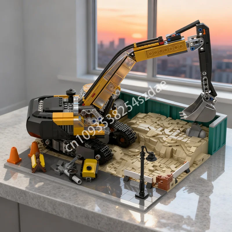 

635pcs MOC Modular Construction Area Display Set Model Building Christmas Gift Blocks Architecture DIY Toy Idea Education Kids