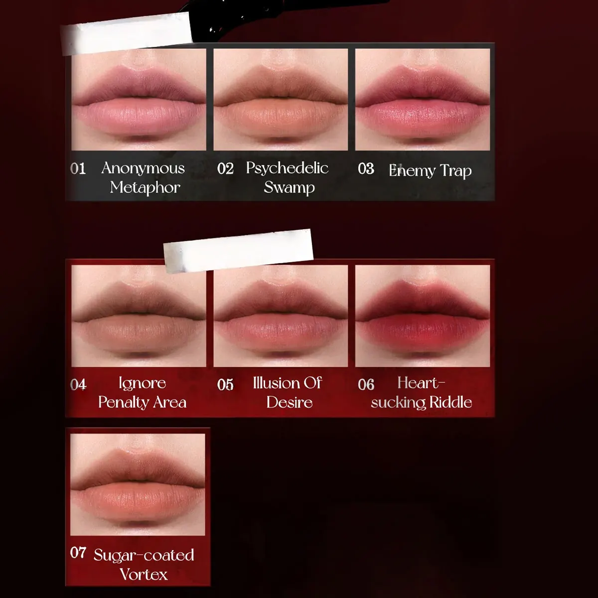 Little ONDINE Dewy Mousse Lip Clay,Lightweight&Smooth,Premium Matte Feel,Airy Light Coating,Vivid&Full Pigment,Soft-Focus Matte