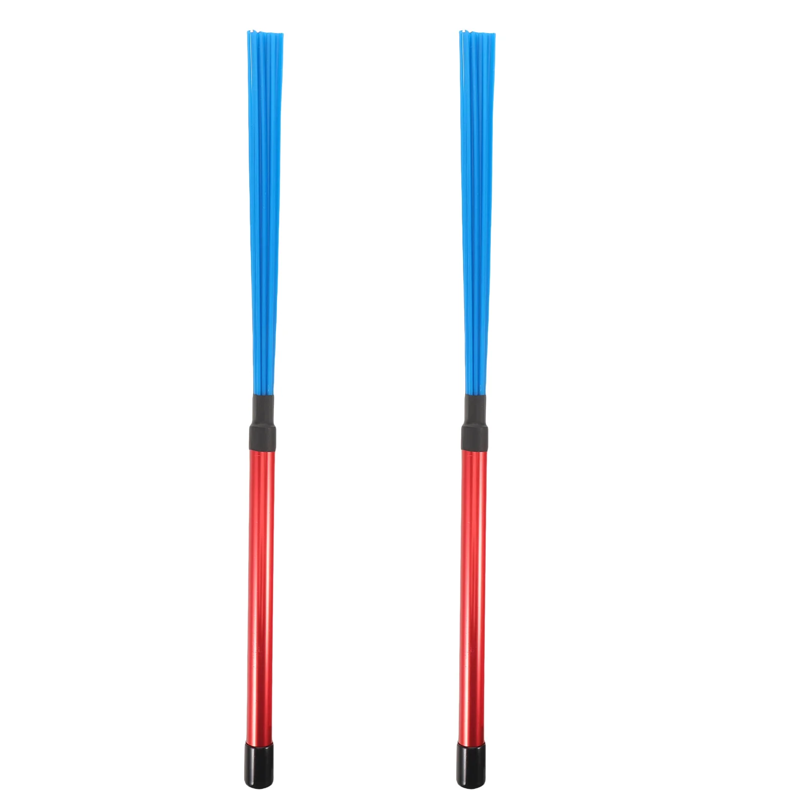 

2Pcs Jazz Drum Brush Bundle Sticks Aluminum Handle Nylon Brushes for Jazz Drumming Cajon Snare Drum Brushes for Drums