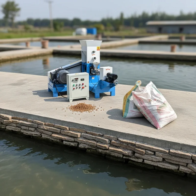 

Высокоэффективный экструдер для производства плавающих кормовых гранул, подходящий для рыбоводческих хозяйств, с стабильной производительностью.